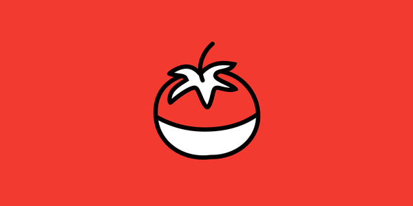 The Ketchup app logo on a red background